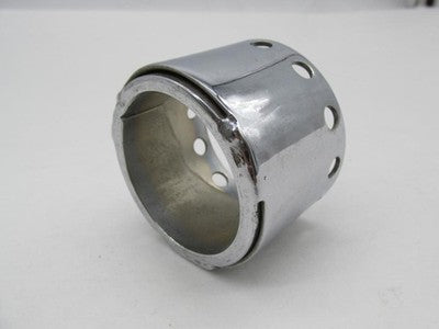 Harley-Davidson Chrome Drilled Shock Cover with Adjuster Collar