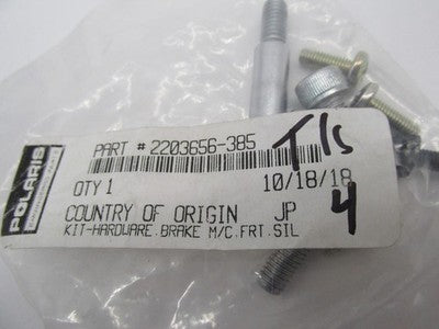 Polaris NOS OEM Indian Brake Hardware Kit M/C Front 2203656-385