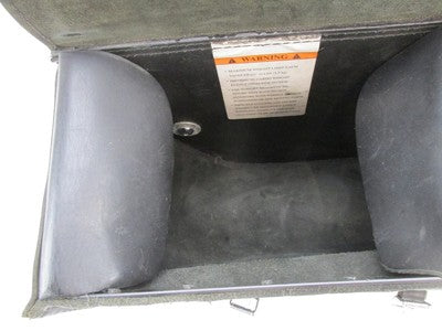 Pair of Auburn Black Leather Lockable Harley Davidson Saddlebags with