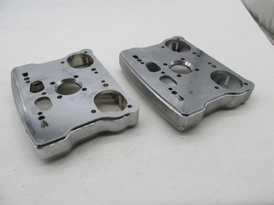 Set of 2 Early Big Dog Harley Evo S&S Lower Chrome Billet Rocker Boxes
