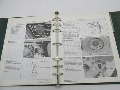 Honda Official Factory 1984 CB100 CL100 SL100 CB125SS TL125 SL125 Shop