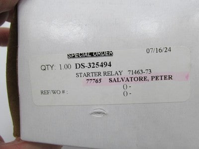 Drag Specialties NOS 325494 Harley Relay Switch Starter 71463-73