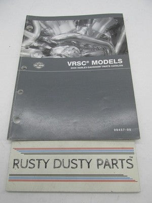 Harley-Davidson Official Factory 2005 VRSC Models Parts Catalog 99457-05