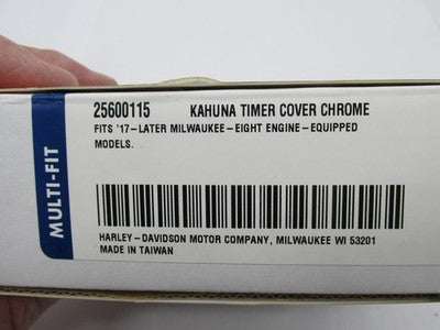 Harley-Davidson Genuine OEM NOS '17-Up M8 Kahuna Timer Cover, Chrome 2