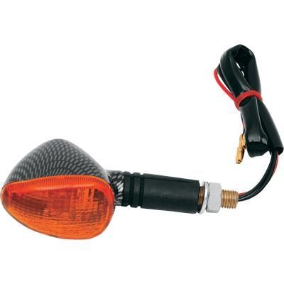 K & S Compact Flexible Marker Lights Black/Amber Single Filament 25-84