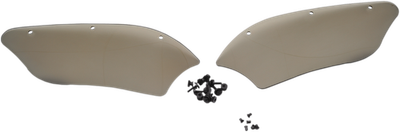 Memphis Shades Batwing Fairing Wind Deflectors Black MEM7021