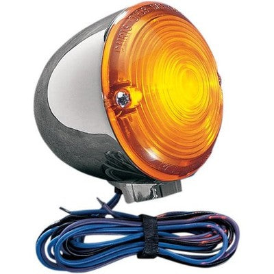 Chris Products Flat Lens Turn Signal Red - Double-Filament 8395R