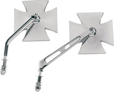 Drag Specialties Maltese Mirror Air-Glide Stem - Chrome 1901-6009