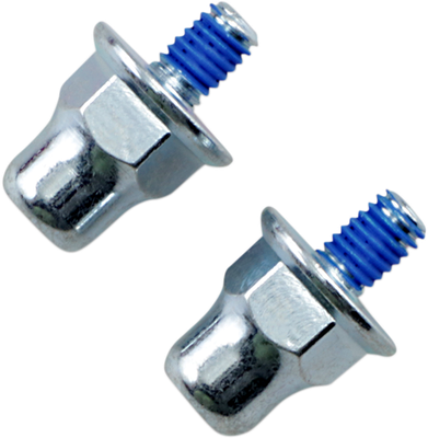 Drag Specialties Footrest Wear Pegs 5/8" Blue Silver 1620-1843
