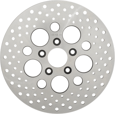 Drag Specialties Stainless Steel Drilled Brake Rotors 11.5" Rear 1710-1907