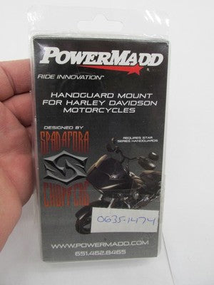 PowerMadd NOS Harley Star Series Handguard Mounting Kit, Black 0635-14