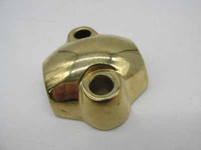 Harley-Davidson Polished Gold Front Axle Lower Clamp Cover Fork Cover