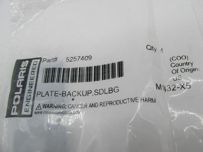 Polaris Genuine Indian Roadmaster NOS Saddlebag Backup Plate 5257409