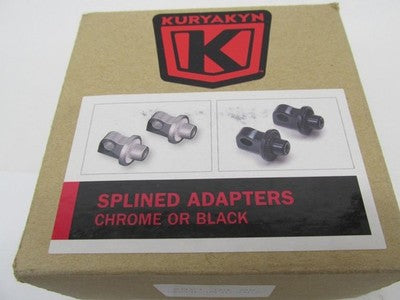 Kuryakyn NOS Harley Softail Chrome Splined Passenger Footpeg Adapters