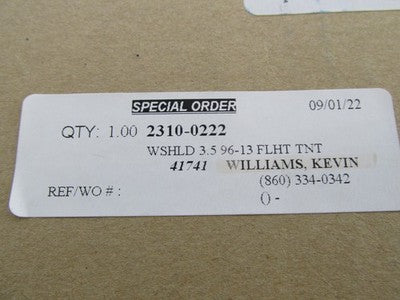 Klock Werks NOS Harley Flare Windshield 3-1/2" Tinted 2310-0222 | KWW-