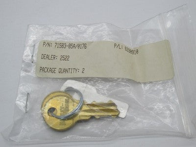 Harley Davidson OEM NOS Key Set Code: 0176 - 71583-85A