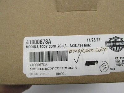 Harley Davidson Genuine NOS NIB Body Control Module 41000678A