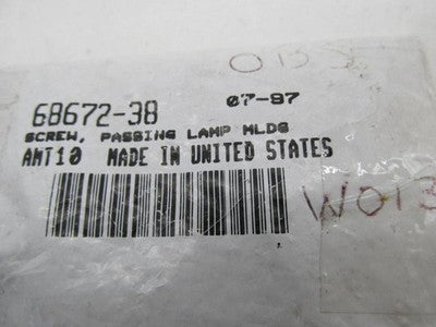 Lot of 19 Harley Davidson Genuine NOS Passing Lamp Screws 68672-38
