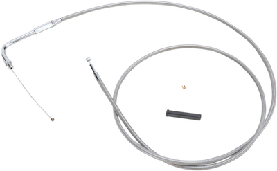 Drag Specialties Alternative Length Braided Throttle Cable 56in.