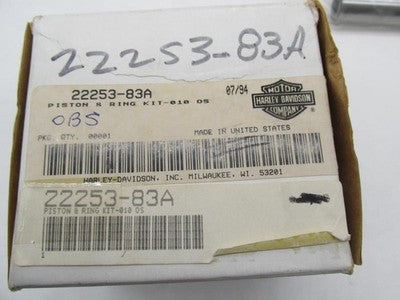 Harley-Davidson Genuine NOS Piston and Ring Kit 22253-83A