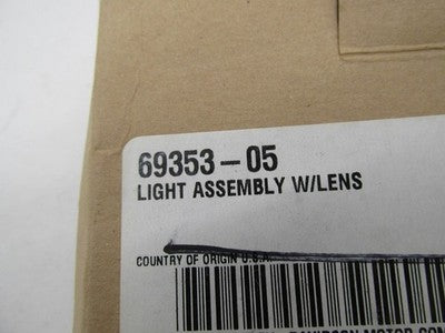 Harley Davidson Genuine NOS License Plate Light Assembly 69353-05