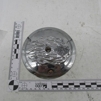 Harley-Davidson OEM Chrome 5-3/8" Bar & Shield Flames Air Cleaner Trim