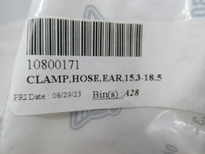 Lot of 2 Harley-Davidson OEM NOS 15.3-18.5 Ear-Style Hose Clamp 108001
