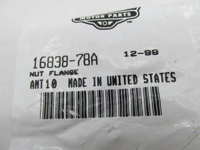 Lot of 2 Harley-Davidson Genuine NOS Hex Flange Nuts 16838-78A