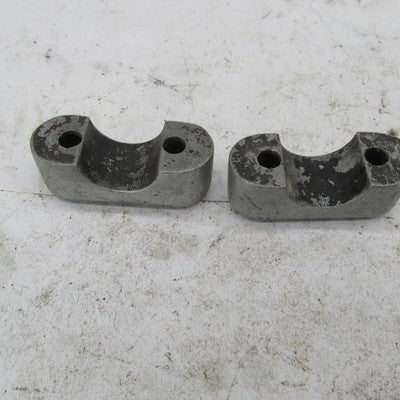 Pair of Vintage Triumph BSA Front Fork Leg Axle End Caps