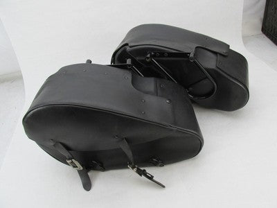 Pair of Harley-Davidson Genuine Teardrop Leather Saddlebags 79056-01 7