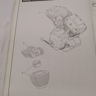Harley-Davidson Official 1999 Police Models Parts Catalog Supplement 9