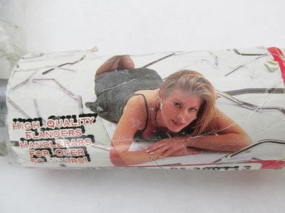 Flanders Chrome Handlebars Wide Center Ape Style Knurled Dimpled DS-30