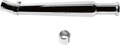Emgo Bell-end Megaphone, Upswept Universal Muffler Chrome Left Side 80