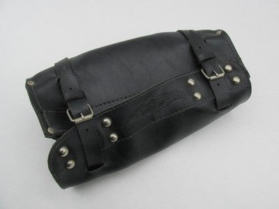 Harley Davidson Fork Bag with Harley Wings Logo Synthetic Leather 10"X