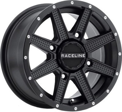 RACELINE Hostage Wheel 14X7 4/110 2+5 (-47MM) Black A92B-47011-47