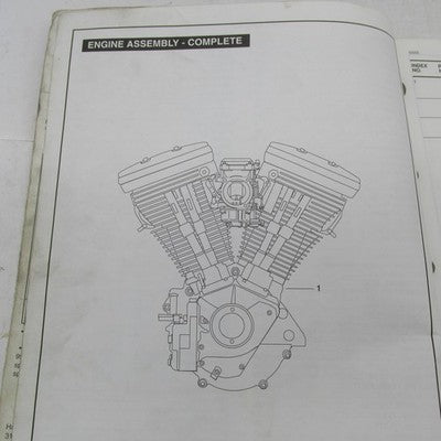 Harley-Davidson Official Factory 1999 Softail Models Parts Catalog 994
