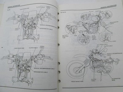 Honda Official Factory 1983-1987 XL600R Shop Service Manual Book