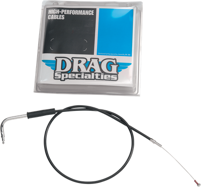 Drag Specialties Black Vinyl Throttle Cable 0650-0332