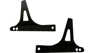 Drag Specialties Sissy Bar Side Plates Black 1504-0121
