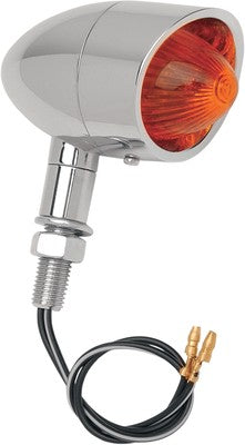 Drag Specialties Mini Retro-Style Marker Lights Amber/Red 2040-0279