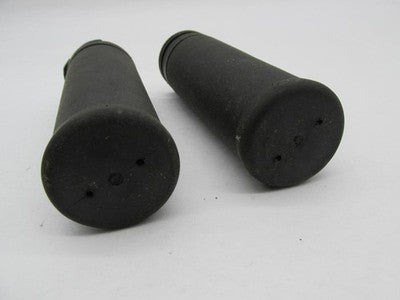 Pair of Harley-Davidson Genuine Stock Black Rubber 1" Handlebar Grips