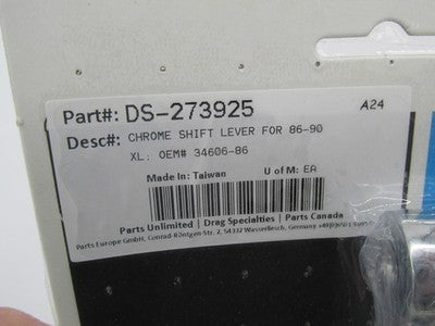 Drag Specialties NOS 86-90 XL Chrome Shift Lever 273925