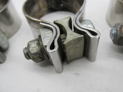 Lot of 4 Harley Davidson Genuine 1.75" 1-3/4" Exhaust Muffler Clamps