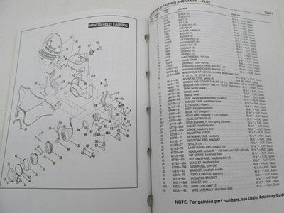Harley-Davidson Official Factory 1980 to 1983 FLT Models Parts Catalog