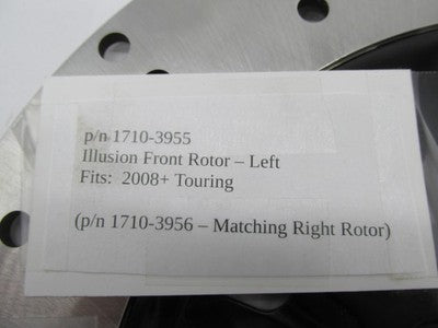 RC Components NOS Illusion Front Rotor Left 11.8 2008+ Touring 1710-39