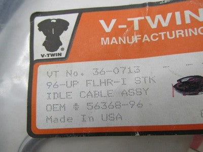 Barnett Harley Davidson NOS FLHR Idle Cable 368-96 56368-96