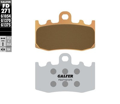 Galfer 1375 Performance/Track Day Brake Pads Front FD271G1375