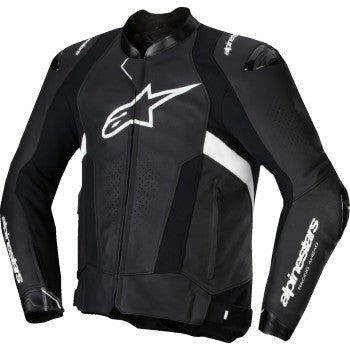 Alpinestars Missile v3 Leather Jackets Black/White 40 3100125-12-50