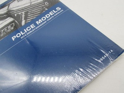 Harley Davidson Official Factory 2014 Police Models Parts Catalog 9954