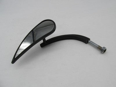 Arlen Ness Genuine Left Side Black Teardrop Mirror